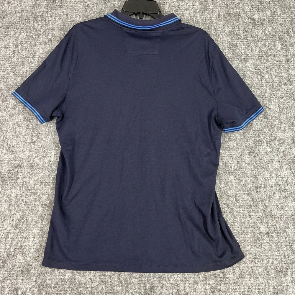 Banana Republic Polo Shirt Mens L Luxury Touch Smart‎ Casual Modern Essential